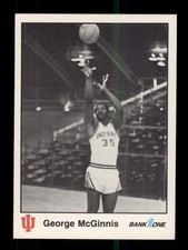 1986 BANK ONE INDIANA HOOSIERS GREATS #19 GEORGE MCGINNIS