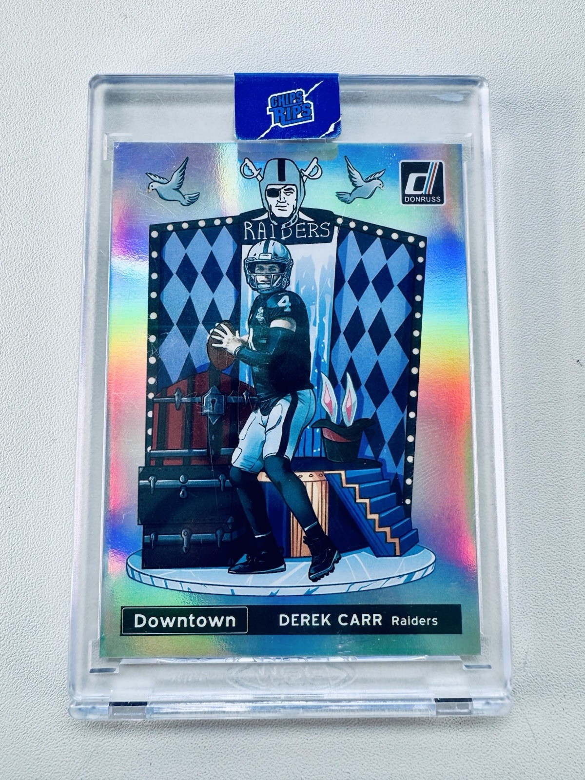 2021 Panini Donruss - Downtown! Derek Carr #DT-26