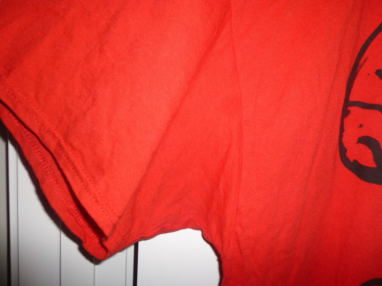 FILA T shirt Los Angeles Death Row Record taglia 4X rosso e nero design rap hip hop