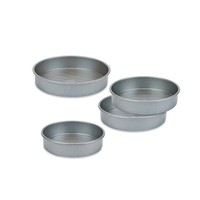 Usa Pan Round Cake Pan Set Of 4 (1 8'' Round Cake Pan, 2 9'' Round Cake Pans, 1 Usa Pan Round Cake Pan Set Of 4 (1 8'' Round Cake Pan, 2 9'' Round Cake Pans, 1