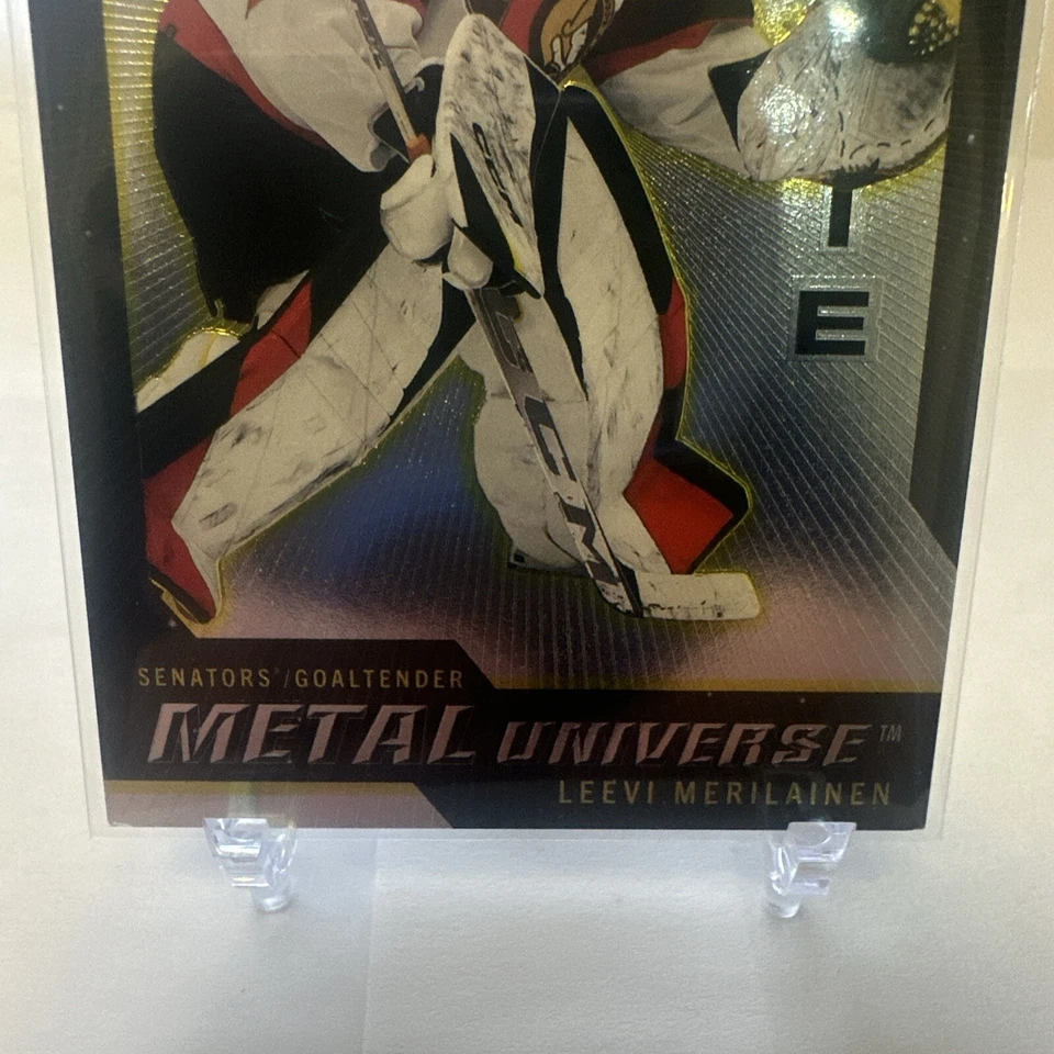 Leevi Merilainen 2023-24 Skybox Metal Rookie Metal Universe #R-14 - Image 2 of 4