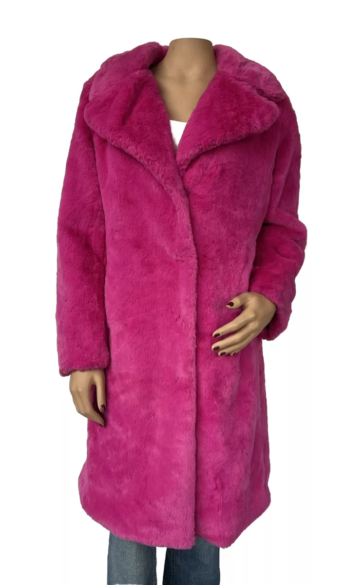Burning man deals faux fur coat