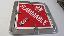 LABELMASTER (81-8FO) 8 LEGEND HAZMAT FLIP PLACARD SYSTEM FOR TRAILERS-FULL FRAME