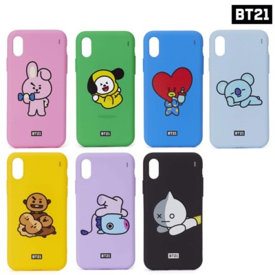 BTS BT21 Official Authentic Goods Silicone Case for iPhone X Active Ver 