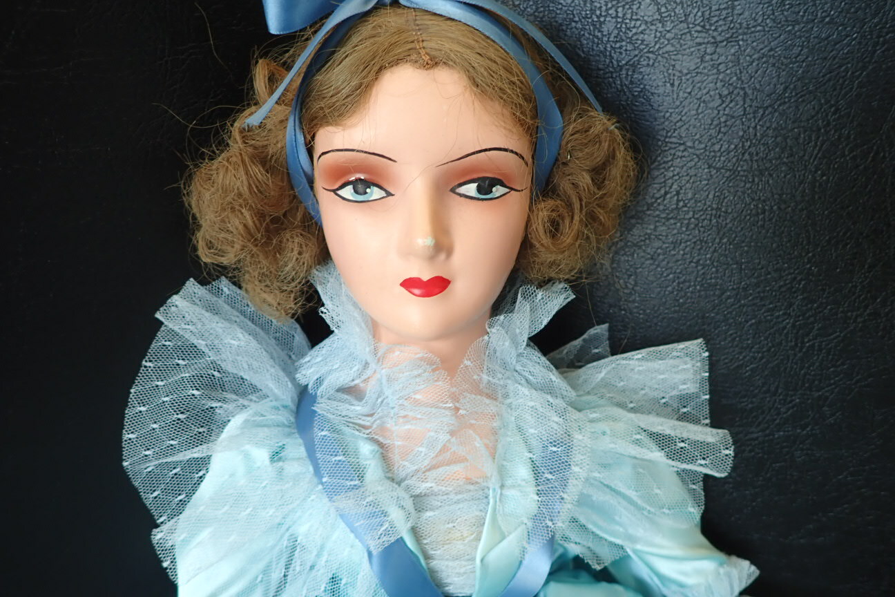 Lovely Depression Era Antique French Boudoir Bed Doll 26" All Original Beautiful eBay