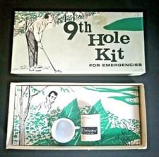 9TH HOLE KIT for Emergencies 1967 H. Fishlove Co. GOLFER's GAG GIFT
