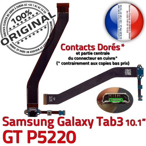 ORIGINAL TAB 3 GT-P5220 Port USB Connecteur de Charge Nappe Microphone Chargeur - Photo 2/5