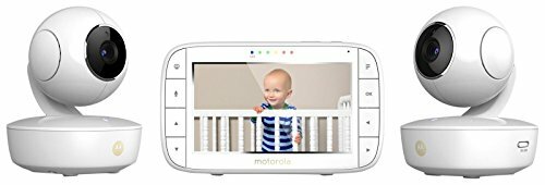 Motorola MBP36XL-2 Portable Baby Monitor, 5-inch Color Screen, 2