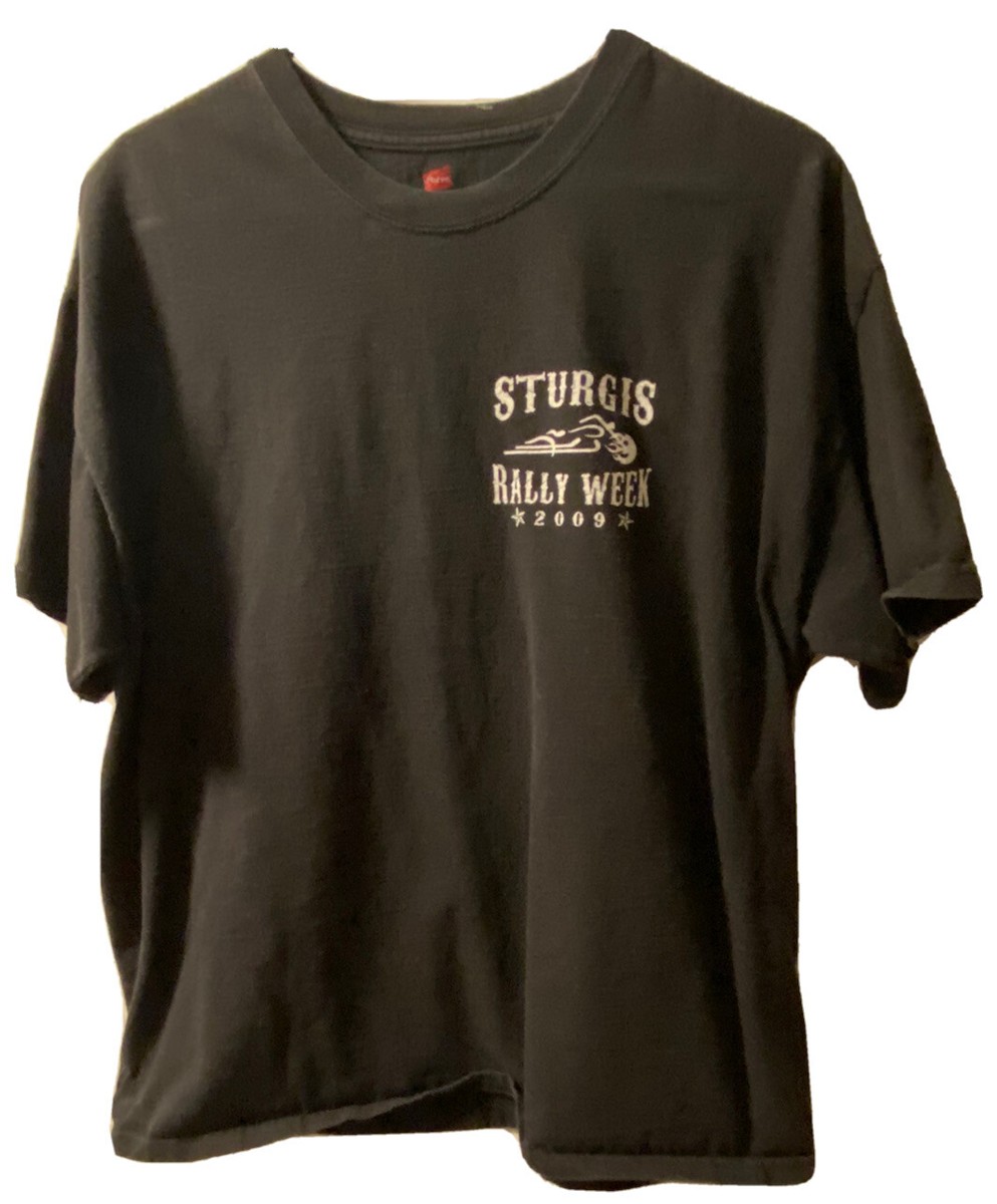 Sturgis Rally Week 2009 Bike Week Short Sleeve Black XL T-Shirt