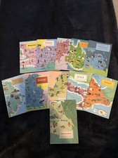 Lot Of 10 American Geographical Society - Around The World Program SC