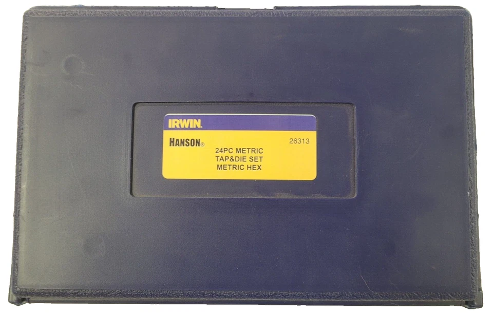 Conjunto métrico de torneiras e matrizes Irwin 26313 3mm -12mm - Imagem 2 de 4