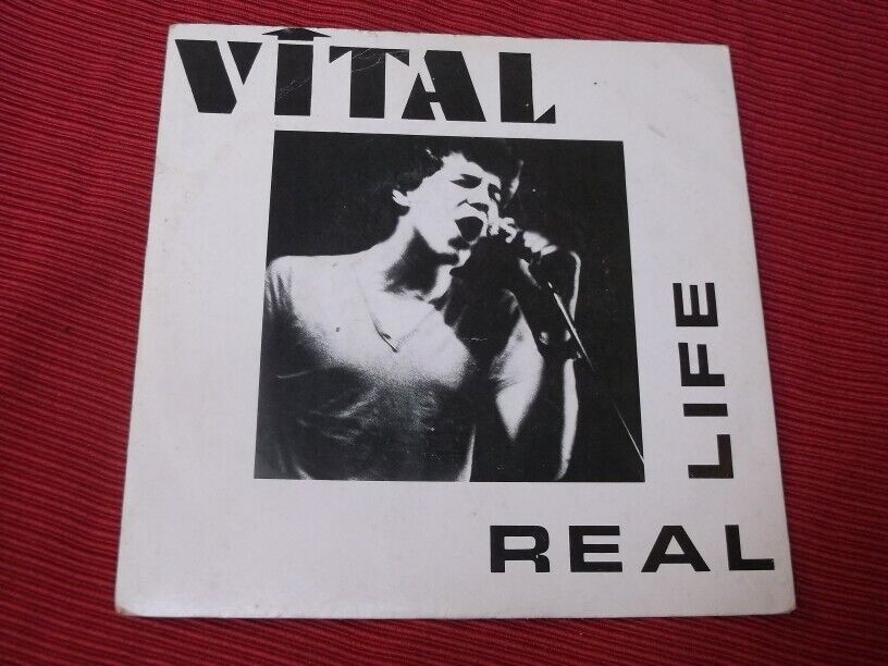 Vital:  Real Life     EX+   1981 Private press SIGNED  KBD synth 7"