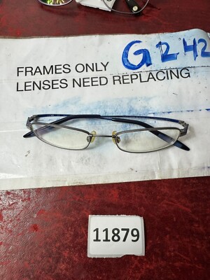 CONCEPT FLEX CHARMANT CX7260 GR GREY BLUE AUTHENTIC EYEGLASSES 50-19