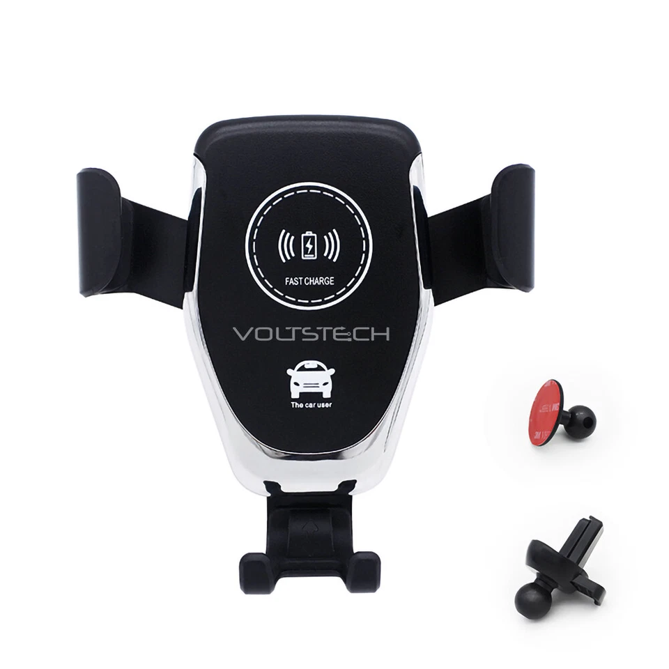 Car Mount Qi Wireless Charger Air Vent Phone Holder Fast Charging For Cellphones - Image 4 of 4