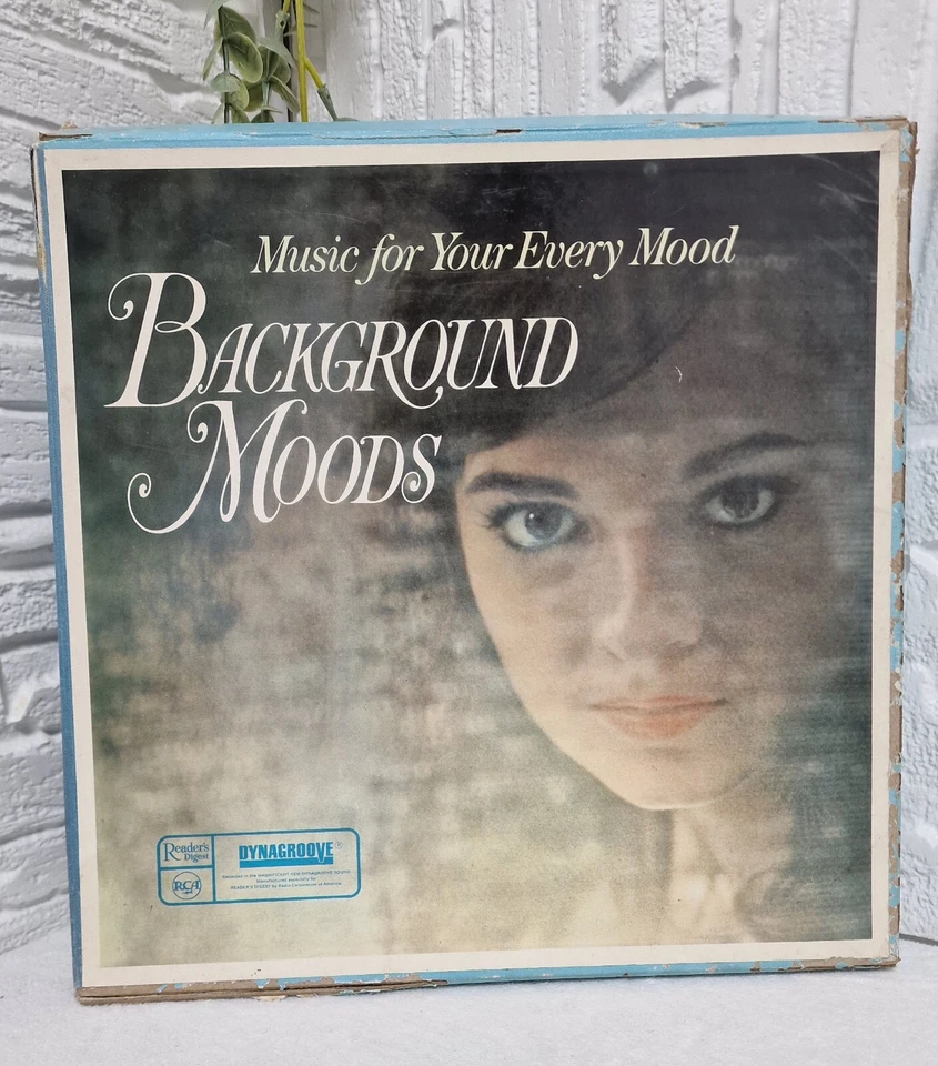 Rare 1965 Reader's Digest Background Moods 10 Vinyl Box Set - Complete & Vintage Foto 4 de 4