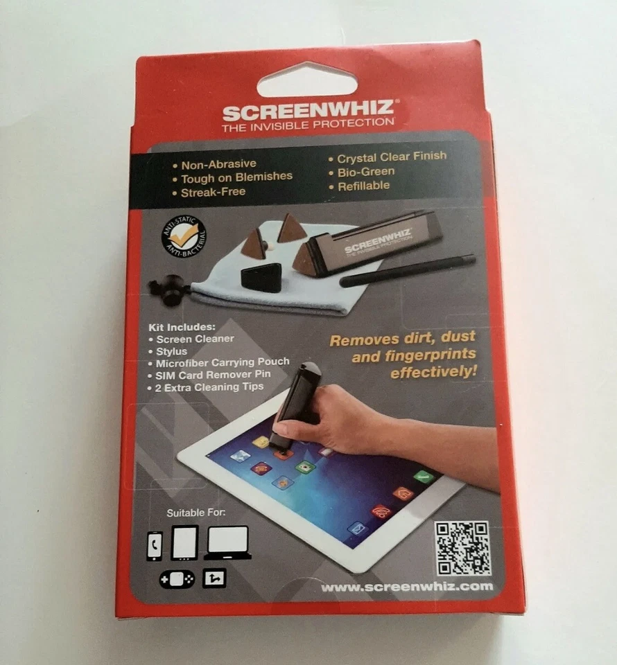Kit de limpieza y lápiz óptico Screenwhiz 2 en 1." La protección invisible ". Foto 2 de 2