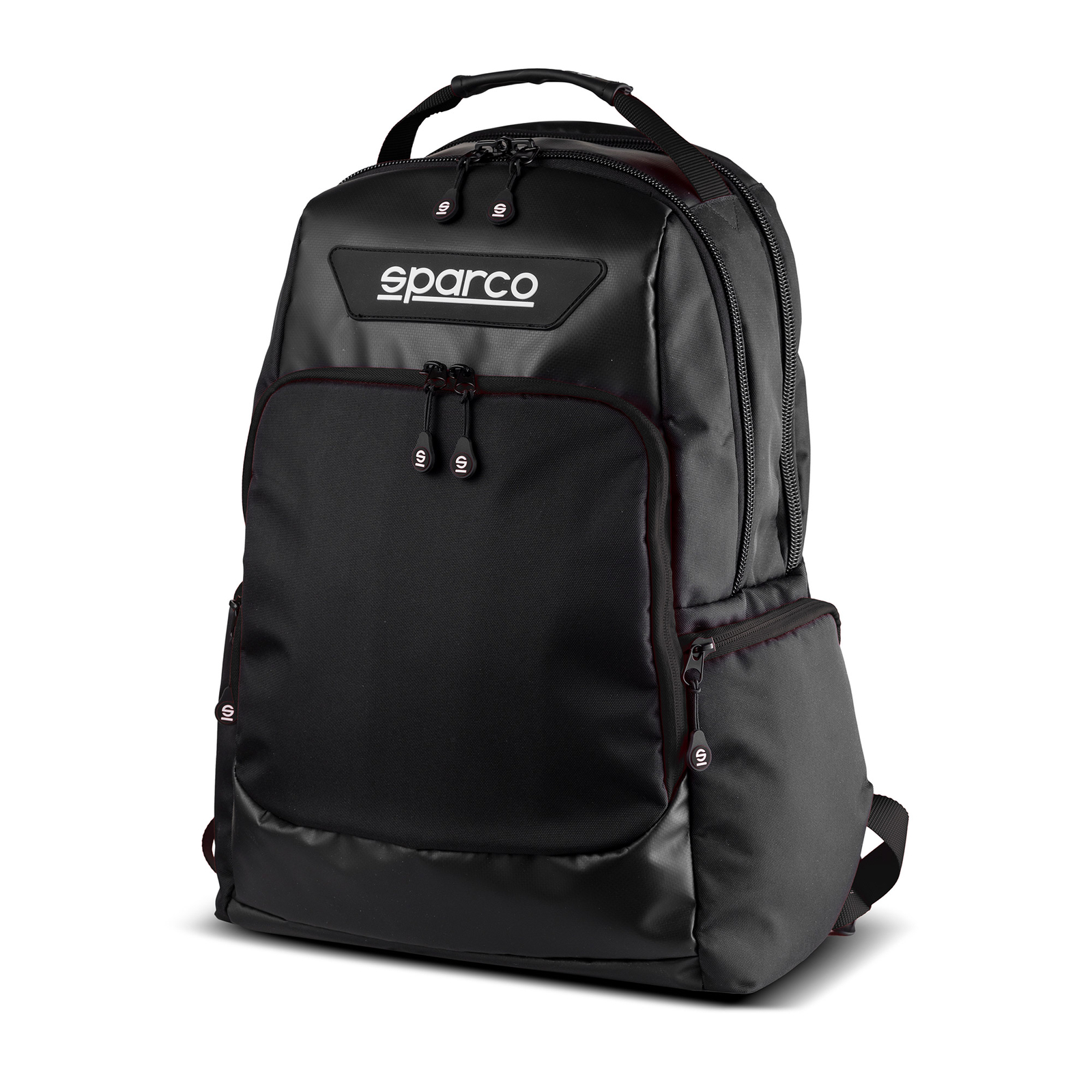 Sparco Super Stage 42L Rucksack - Black / Black (Water Resistant / Comfortable)