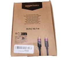 Amazon Basics 1 RCA Audio Cable for Subwoofer...