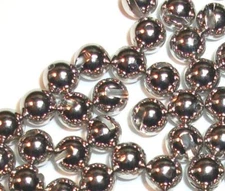 20 SILVER TUNGSTEN SLOTTED BEADS Fly Tying Szs: 2.0, 2.5, 3.0, 3.5, 4.0, 4.6 mm