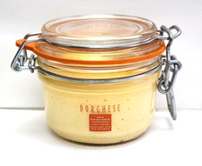 BORGHESE SALT SCRUB 4.5 oz JAR FREE BRUSH