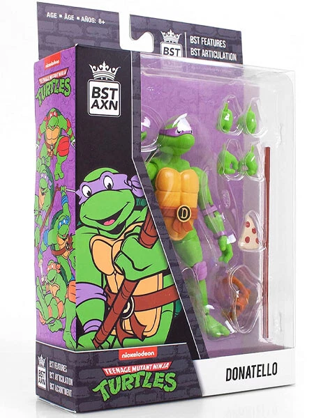 Teenage Mutant Ninja Turtles TMNT Donatello - The Loyal Subjects BST AXN 5  Action Figure