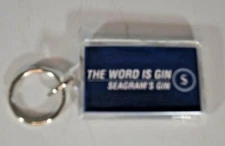 Seagram's Gin Key Ring 