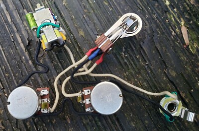Gibson Flying V 67 Wiring Harness Bourns 500k, Fixed Wah+Bass cut tone pot 