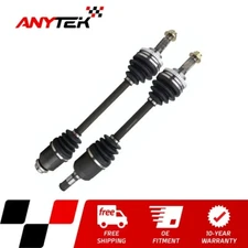 2PC Front CV Axle Shaft for 1.8L 2001-2004 Kia Spectra Sephia w/ Manual Trans.
