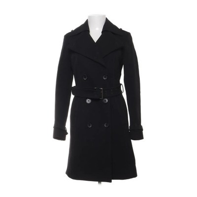 Brema, Trenchcoat, Damen, Größe: 42, Schwarz, Baumwolle/Polyamid/Wolle #kEy