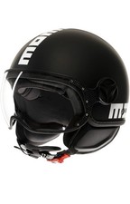 Momo Design FGTR Classic E2206 Open Face Helmet L Black White