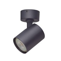 Deckenstrahler GU10 Led 1 Flammig Schwarz Spotleuchte Schwenkbar Wandlampe