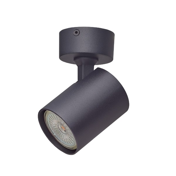 Deckenstrahler GU10 Led 1 Flammig Schwarz Spotleuchte Schwenkbar Wandlampe-image
