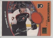2001 Topps Reserve Game-Worn Jerseys Number Relics Eric Desjardins #TR#-ED 07po