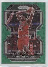 2021-22 Panini Prizm Green Wave Prizm Thaddeus Young #118 1u6