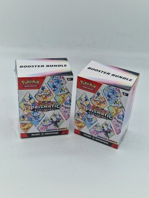 Pokémon TCG Prismatic Evolutions Booster Bundle Factory Sealed, X2