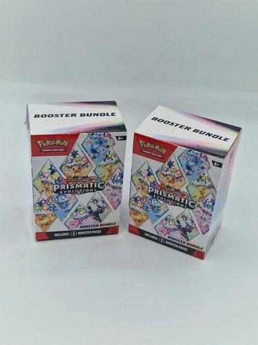 Pokémon TCG Prismatic Evolutions Booster Bundle Factory Sealed, X2