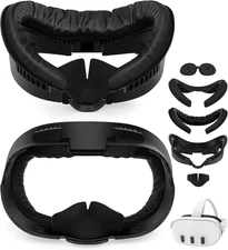Facial Interface & Face Pad Cushion Compatible with Meta/Oculus Quest 3 Accessor
