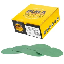 50PK - 180 Grit 5" Green Film - PSA Self Adhesive Sanding Discs DA Sanders
