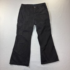 Aeropostale LOW RISE FLARE UTILITY Women Pants Size 14 Baggy Grunge Cargo Skater