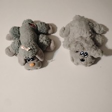 2 Tonka Pound Puppy Furries Gray Poodle Gray Dog