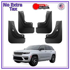 Ecarzo Mud Flaps for 2022-2025 Jeep Grand Cherokee 2-Row Front  Rear 4pcs Set