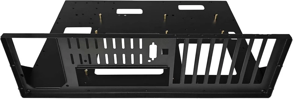 Banco di prova per pc fai da te, custodia telaio aperto rack per schede madri EATX/ATX/M-ATX/ITX, W - Immagine 4 di 4