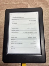 Kobo Glo HD eReader Touchscreen- 4 GB - Wi-Fi - 6" - Black N437
