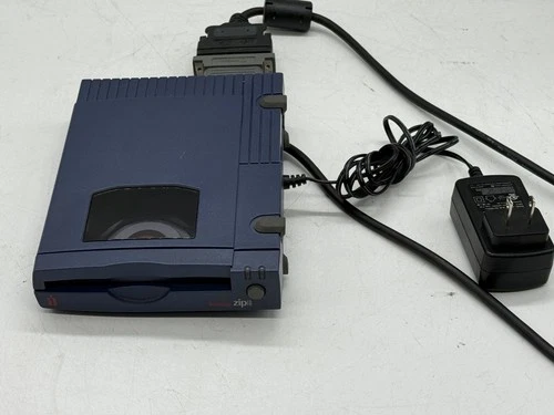 Iomega Zip 100 Z100S2 External Drive SCSI w/ Power Supply Cable