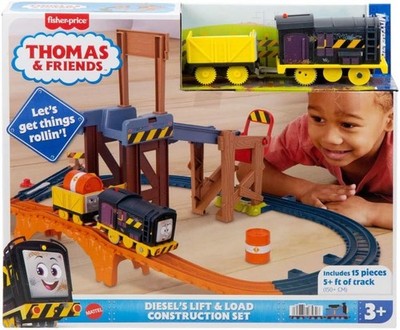 Thomas & Friends Motorisierter Spielzeugzug Set Diesel s Lift & Load Construction JBW20