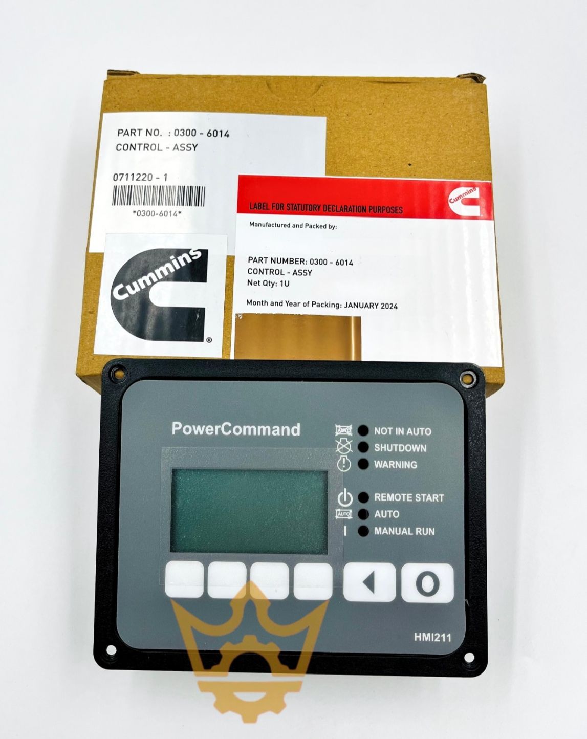Cummins 0300-6014, HMI 211 Control Display For Power Command PCC 1.1 ...
