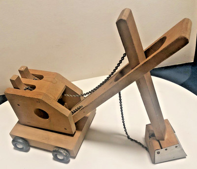 VINTAGE CREATIVE PLAYTHINGS FINLAND WOOD CONSTRUCTION VEHICLE TRUCK STEAM SHOVEL