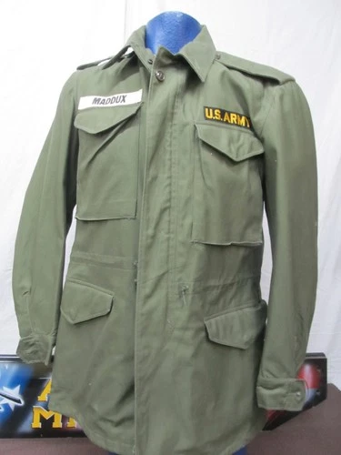 VTG 50s US Military Coat M-1951 M51 Korea Field Jacket Chest 44 Army OG-107 Mint - product listing photo