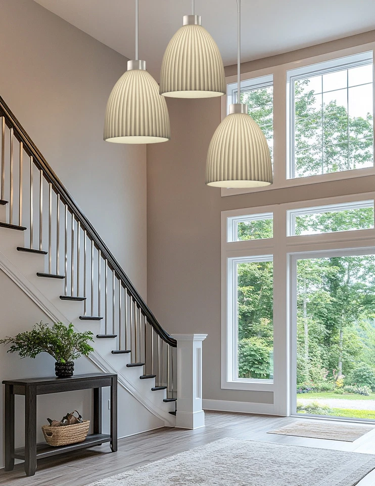 Colgante Justice Design Group PNA-8844-18-PLET-RIGID Impala 18"W - Negro Foto 3 de 4