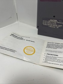 Cobra command nes cartridge and manual 1985